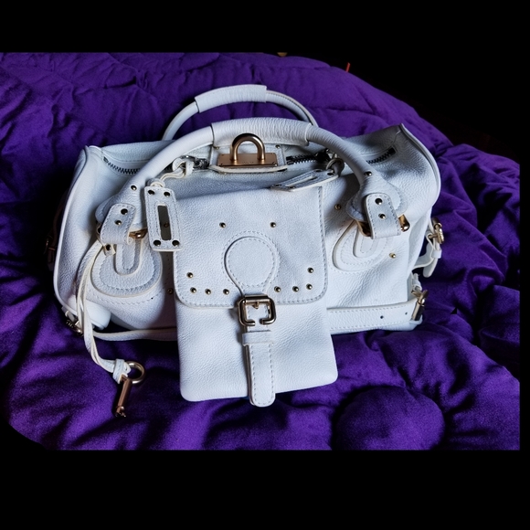 Chloe Paddington White Calf leather Handbag - Picture 1 of 8
